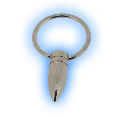 Nipple Ring & Stainless Steel Clip In Bullet - Nipple Piercing Jewellery